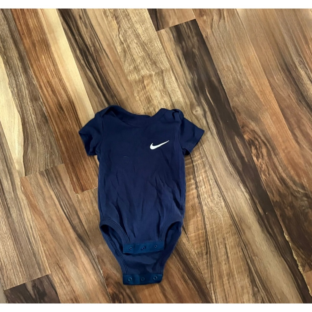 Nike Blue Bodysuit with Swoosh Logo